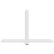 Ekena Millwork Eugene Architectural Grade PVC Gable Bracket, 72"W x 45"H x 4"D x 4"F, 15/12 Pitch GBP072X45X0404EUG00 - alternate 5